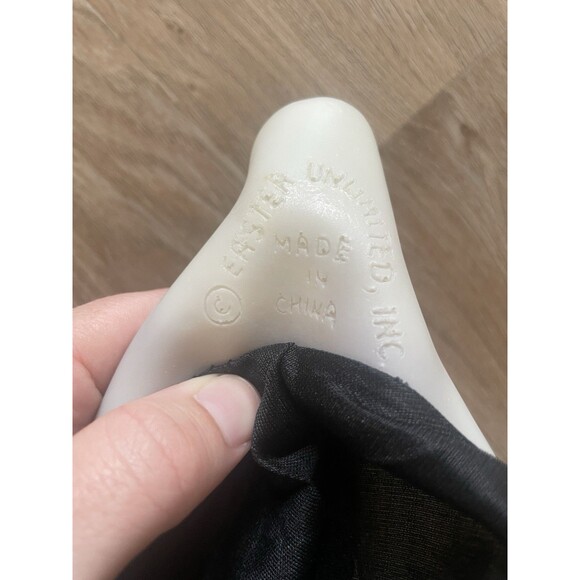 Vintage Easter Unlimited Orange & White Ghost Face Scream Halloween Mask - Lot 2 - Picture 5 of 8